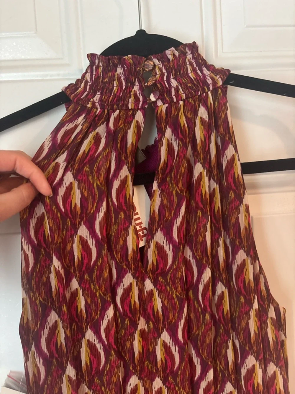 Taylor Red Multi-Print Halter Maxi Dress - Picture 9 of 9